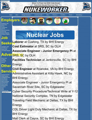NANTeL Courses and Exams - NukeWorker.com NANTeL Courses and Exams - NukeWorker.com