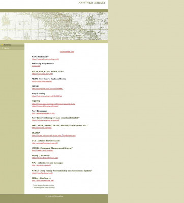 Navy Web Library: Main Links Navy Web Library: Main Links