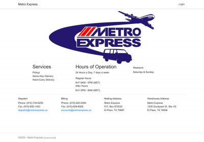 Log in - Metro Express Log in - Metro Express