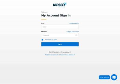 Welcome My Account Sign In - Login - NIPSCO Welcome My Account Sign In - Login - NIPSCO