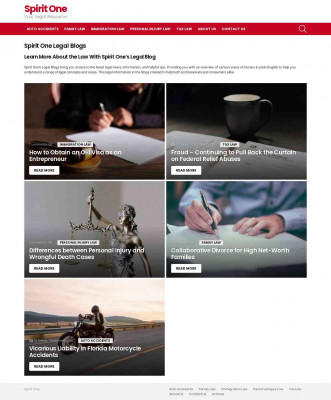 Home - Spirit One - Your Legal Blog Home - Spirit One - Your Legal Blog