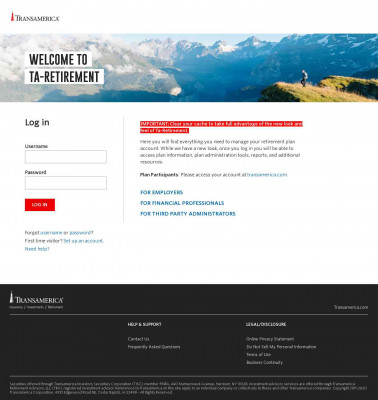 TRS :: Transamerica Retirement Solutions TRS :: Transamerica Retirement Solutions