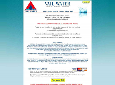 Login - Vail Water Login - Vail Water