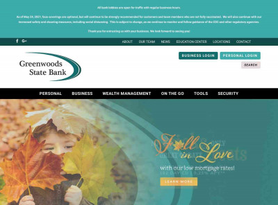 Personal Checking - Greenwoods State Bank Personal Checking - Greenwoods State Bank