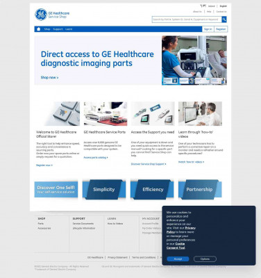 Welcome to Service Shop GE Healthcare – Support Platform ... Welcome to Service Shop GE Healthcare – Support Platform ...