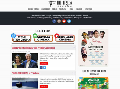 The Frida Cinema – Orange County's Year-Round Film Festival The Frida Cinema – Orange County's Year-Round Film Festival