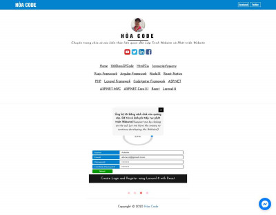 ASP.NET MVC 5 Login and Register - HÒA CODE ASP.NET MVC 5 Login and Register - HÒA CODE