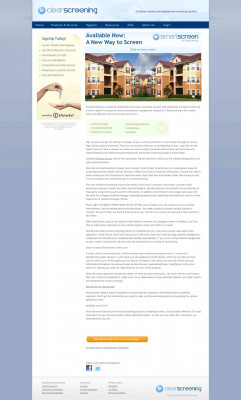 SmartScreen Teant Screening for Landlords - ClearScreening SmartScreen Teant Screening for Landlords - ClearScreening