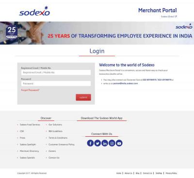 Sodexo Merchant Portal Login Sodexo Merchant Portal Login