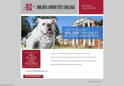 Holmes Community College - Net Price Calculator Holmes Community College - Net Price Calculator