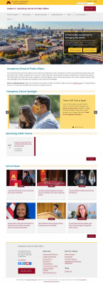 Hubert H. Humphrey School of Public Affairs Hubert H. Humphrey School of Public Affairs