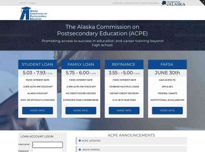 Alaska Commission on Postsecondary Education Alaska Commission on Postsecondary Education