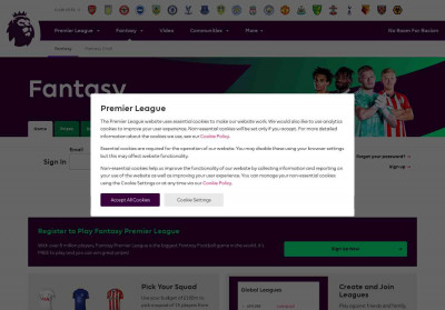 Fantasy Premier League, Official Fantasy Football Game of ... Fantasy Premier League, Official Fantasy Football Game of ...