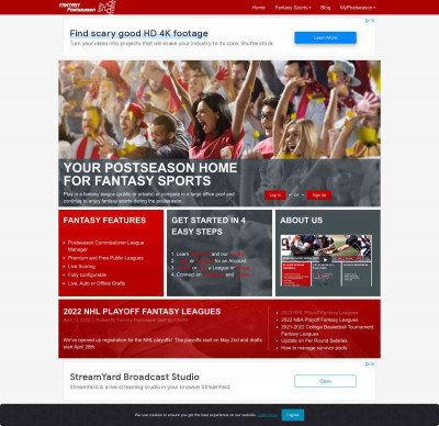 Fantasy Postseason - Fantasy Sports Leagues for the ... Fantasy Postseason - Fantasy Sports Leagues for the ...