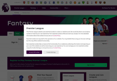 Fantasy Premier League, Official Fantasy Football Game of ... Fantasy Premier League, Official Fantasy Football Game of ...