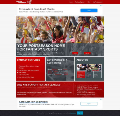 Fantasy Postseason - Fantasy Sports Leagues for the ... Fantasy Postseason - Fantasy Sports Leagues for the ...