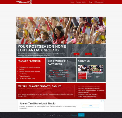 Fantasy Postseason - Fantasy Sports Leagues for the ... Fantasy Postseason - Fantasy Sports Leagues for the ...