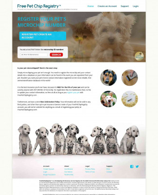 Home - Free Pet Chip Registry Home - Free Pet Chip Registry