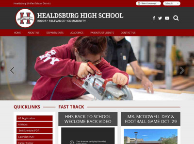 Healdsburg High School - School Loop Healdsburg High School - School Loop