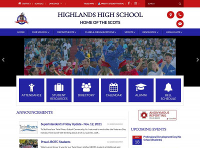 Highlands High Home Highlands High Home