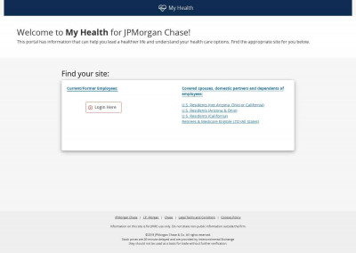 MyHealth - JPMorgan Chase MyHealth - JPMorgan Chase