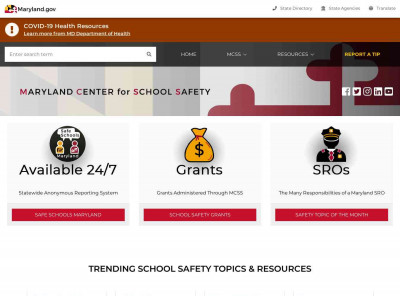 Report a Tip - Maryland Center for School Safety Report a Tip - Maryland Center for School Safety