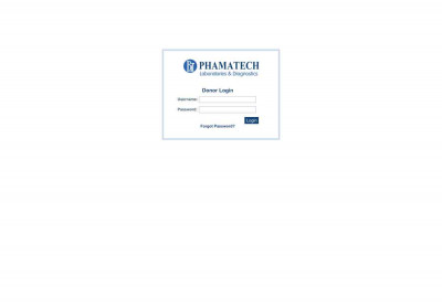 Donor Status - Phamatech | Login Donor Status - Phamatech | Login