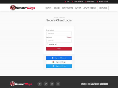 Login - MonsterMegs - MonsterMegs Web Hosting Login - MonsterMegs - MonsterMegs Web Hosting