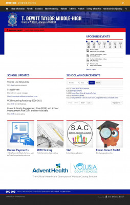 Volusia Live and Technology - T. Dewitt Taylor Middle-High Volusia Live and Technology - T. Dewitt Taylor Middle-High