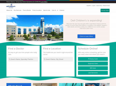 Home - Dell Children's Medical Center of Central Texas Home - Dell Children's Medical Center of Central Texas