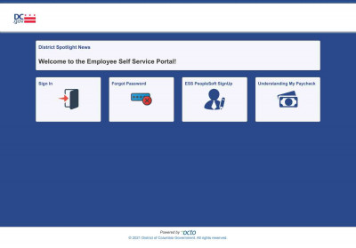PeopleSoft - DC.gov PeopleSoft - DC.gov