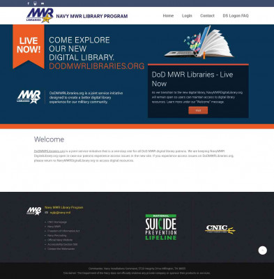 Who is authorized to use the Navy MWR Digital Library? Who is authorized to use the Navy MWR Digital Library?