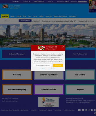 Payroll Online Services - Comptroller of Maryland Payroll Online Services - Comptroller of Maryland