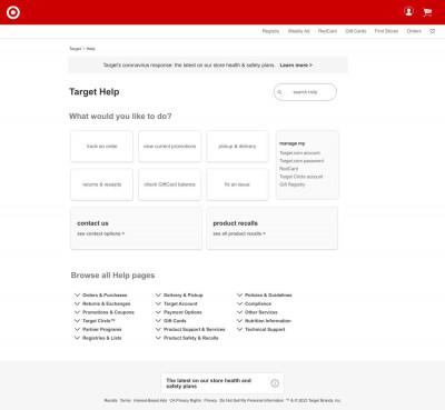 Where can I find information about my RedCard - Target Help Where can I find information about my RedCard - Target Help
