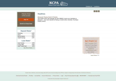NCPAFCU Contact Us - North Carolina Press Association ... NCPAFCU Contact Us - North Carolina Press Association ...