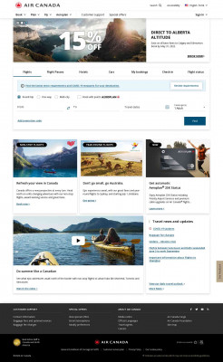 Air Canada - The Official Website Air Canada - The Official Website