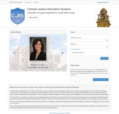 Create an Account - CJIS Stark County Create an Account - CJIS Stark County