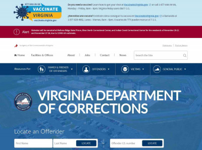 Homepage — Virginia Department of Corrections Homepage — Virginia Department of Corrections