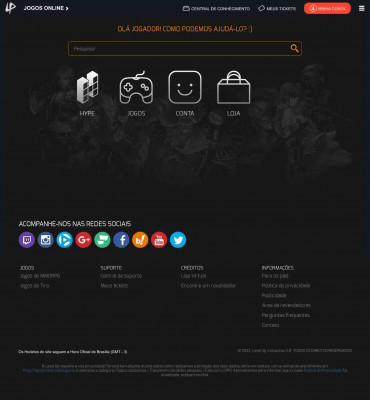 Conta Level Up! | Central de Suporte Conta Level Up! | Central de Suporte