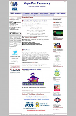 Home - Maple East Elementary PTA and Volunteer Site Home - Maple East Elementary PTA and Volunteer Site