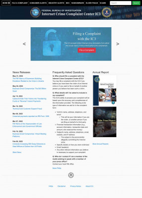 Internet Crime Complaint Center(IC3) | Home Page Internet Crime Complaint Center(IC3) | Home Page