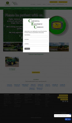Cazenovia Equipment Homepage Cazenovia Equipment Homepage