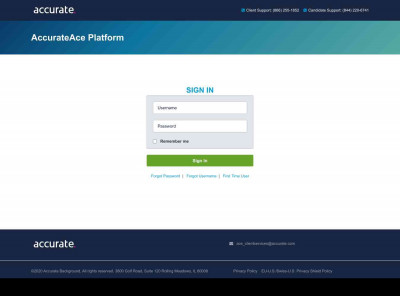 AccurateAce Login AccurateAce Login