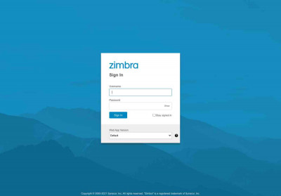 Connexion de client Web Zimbra Connexion de client Web Zimbra