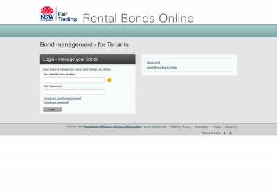 Agent Login Page - Rental Bonds Online Agent Login Page - Rental Bonds Online