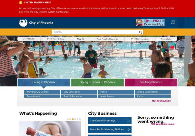 Official Website of the City of Phoenix, Arizona Official Website of the City of Phoenix, Arizona