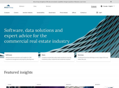 Altus Group - Real estate software, data and advice Altus Group - Real estate software, data and advice
