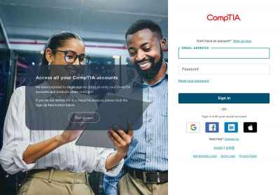 Sign In | CompTIA Sign In | CompTIA