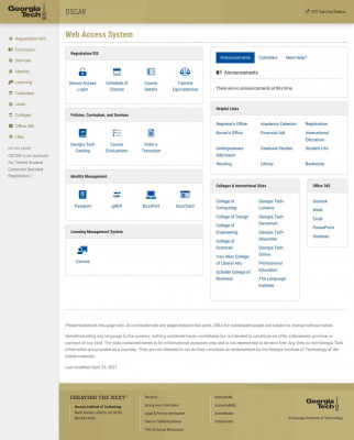 User Login - OSCAR User Login - OSCAR