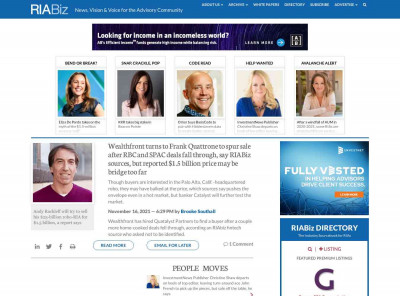 Ric Edelman removes a major impediment to his firm's future ... Ric Edelman removes a major impediment to his firm's future ...